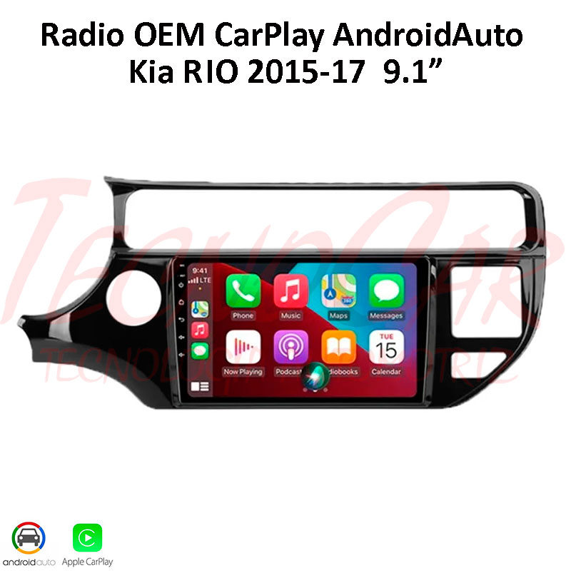 RADIO KIA RIO 2015-2017 CARPLAY / ANDROID AUTO / 9.1"